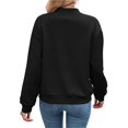 thumbnail image 6 of Wevis Autumn Zip Up Jacket for Women Long Sleeve Stand Collar Short Coat Casual Loose Fall Coat, 6 of 6