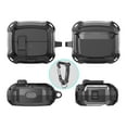 thumbnail image 7 of Dteck for Samsung Galaxy Buds 3 / Buds 3 Pro Case Cover with Lock Clip & Phone Stand,Shockproof for Galaxy Buds 3 / 3 Pro Protective Hard Cover with Carabiner for Men Women,Yellow-Carbon Fiber Pattern, 7 of 7