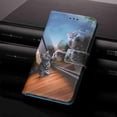 thumbnail image 2 of Dteck for Motorola Moto G Stylus 5G Case, Magnetic Closure Wallet PU Leather with Card Holder Stand 3D Painted Design Phone Case for Motorola Moto G Stylus 5G 2021 (Mirror Cat), 2 of 2