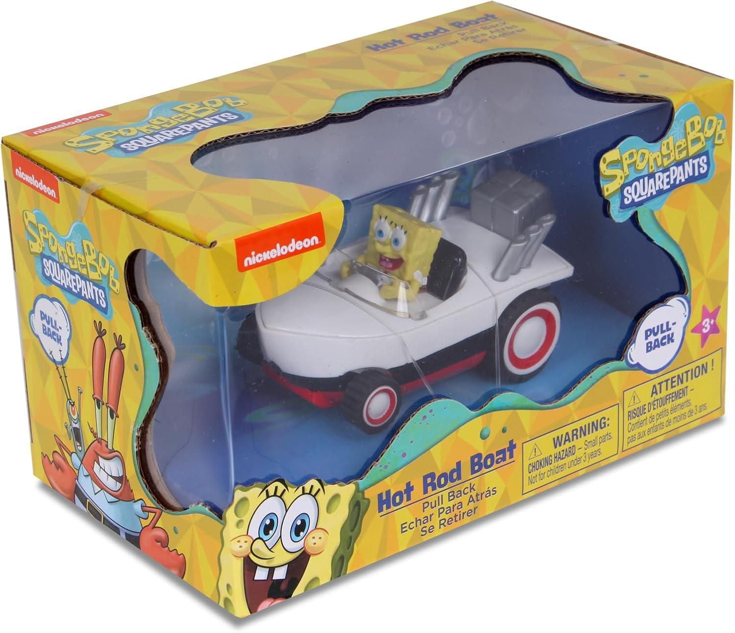 NKOK SpongeBob Hot Rod Boat - Pull Back