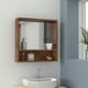 thumbnail image 5 of Botiquin Para Baño Con Espejo  Kyle Color Gales marron claro, 5 of 6