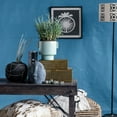 thumbnail image 4 of Creative Co-Op Round Decorative Terra-cotta Vase with Hand-painted Intersecting Lines, Black and White, 4 of 7