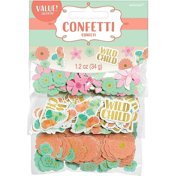 Amscan 362106 Boho Birthday Girl Confetti