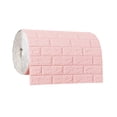 thumbnail image 2 of Paneles de Pared de Espuma XPE, Revestimiento de Paredes, Decoración, Papel Pintado Impermeable, Adhesivos de Pared Tipo Ladrillo para Baños, Habitaci rosa, 2 of 8