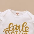 thumbnail image 2 of URMAGIC Big Sister,1-6T/Little Sister,0-12M-Long Sleeve Sunflower 3Pcs Fall Outfit Sets, 2 of 9
