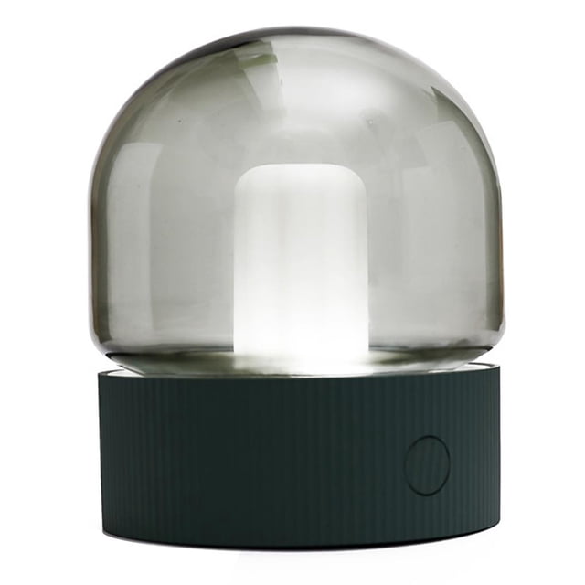 Luz De Noche De Vidrio Carga Usb Luz De Noche De Vidrio Pantalla De Vidrio Nostálgico Luz De Noche Lámpara De Noche De Atenuación Con Luz De Respiración Para El Interior Del Hotel Noticed HA019097-00