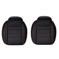 thumbnail image 2 of Luxtrada Car Seat Cushion 1PC Breathable Car Interior Seat Cover Cushion Pad Mat for Auto Supplies Office Chair with PU Leather (Red), 2 of 6