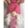 thumbnail image 2 of Easter Plush Boy or Girl Gnome With Rabbit Ears, 2 of 10