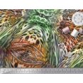 thumbnail image 2 of Soimoi Velvet Fabric Leopard & Snake Animal Skin Printed Craft Fabric by The Yard 58 Inch Wide, 2 of 3
