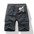 thumbnail image 2 of Miluxas Womens Hiking Shorts , Bermuda Cargo Shorts, Casual Summer Shorts Women Shorts with Pockets Dark Gray 16(XXXXL), 2 of 3