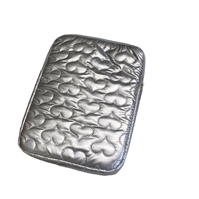 Guardoinrt Laptop Storage Bag Charming Quilted adds a touch Heart-shaped Pattern Provides Durability