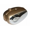 thumbnail image 2 of New Petrol Fuel Tank Golden Painted Chrome Plated 1960s Bsa Thunderbolt A65, 2 of 5