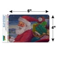 thumbnail image 6 of Christmas Holiday Santa Making His Rounds Home Business Office Sign, 6 of 7