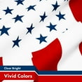 thumbnail image 4 of G128 Combo Pack: American USA Flag 3x5 Ft & Civil Peace USA Flag 3x5 Ft | Both LiteWeave Pro Series Printed 150D Polyester, Brass Grommets, 4 of 8