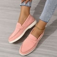 thumbnail image 4 of Classic Hot Sale Nude Luxury Flat Men Casual Shoes Comfortable Slip-on Loafers Shoes High Quality Kid Suede Walking Shoes Mujer (Pink,35), 4 of 6