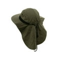 thumbnail image 2 of Chapeau à Rabat Grand Format 4 Panneaux-Olive, 2 of 2