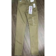 Celebrity Pink Mid Rise Super Soft Pants Colored Skinny Pants dusky green (Dusky Green,5/W27)