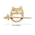 thumbnail image 2 of Wooden Animal Pattern Brooch Pin Cartoon Creature Design Lapel Badge for Sweater Shawl Scarf Accessory, 2 of 3