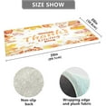 thumbnail image 3 of GZHJMY Happy Thanksgiving Day Bathroom Rug Mat,Soft and Absorbent Bath Mats Non-Slip Carpet Machine Washable Kitchen Mat for Bathroom, Tub and Shower 39x20in Carpet Runner, 3 of 7