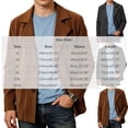 thumbnail image 3 of ZVNAΖH Men's Corduroy Blazer Jacket, Two-Button Notch Lapel Casual Sport Coat with Buttoned Chest Pocket, Long Sleeve Relaxed Outerwear, S-3XL, 3 of 9