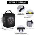 thumbnail image 5 of Lunch Bag for Men Women with Buckle Handle, Insulated Food Cooler for Work Picnic and Travel, 5 of 6