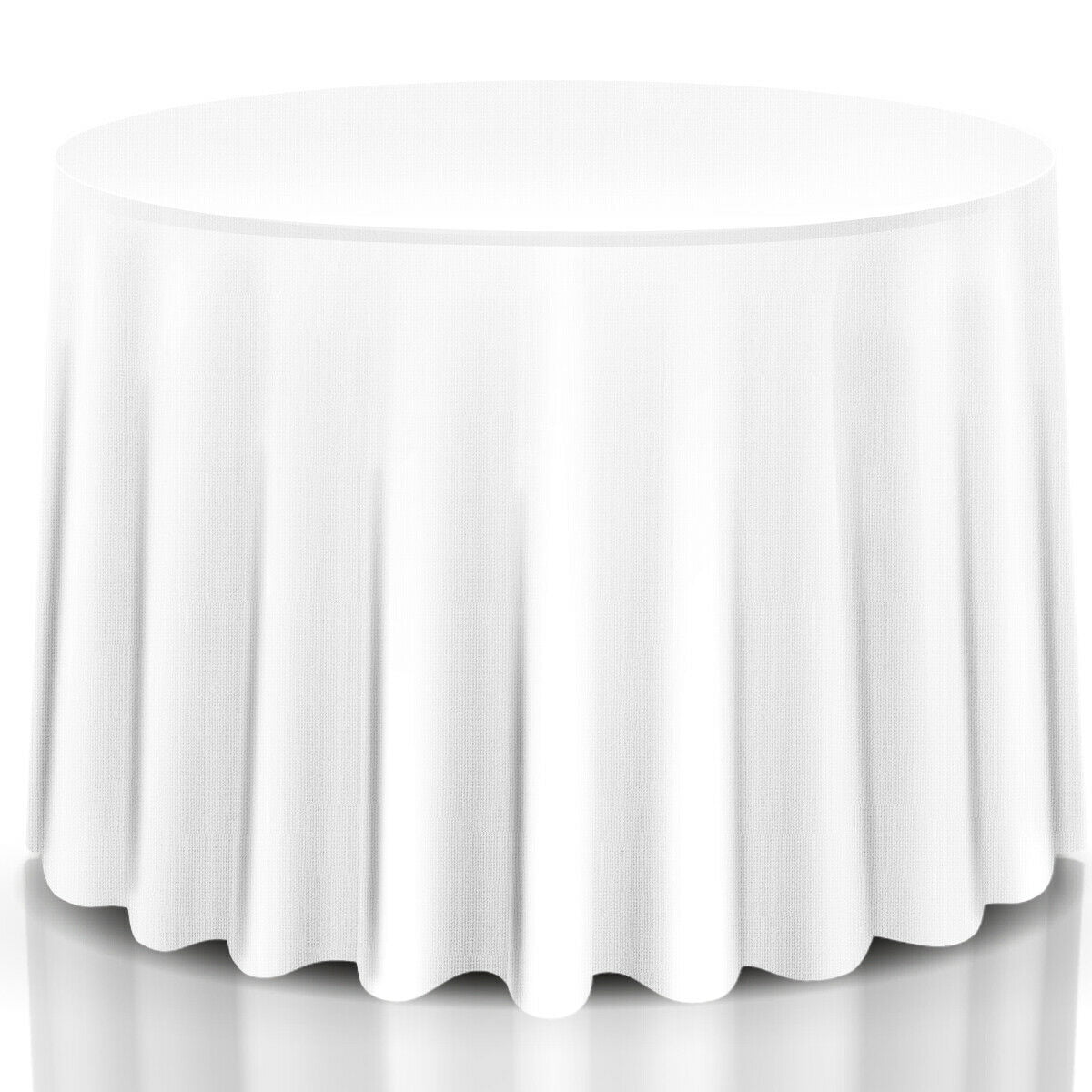 white round tablecloths 132