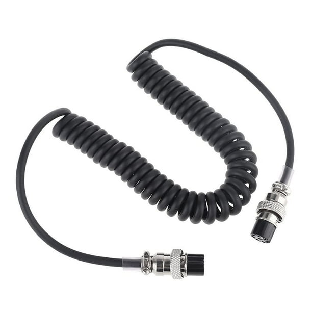 Techinal 8 Pin Female to 8 Pin Female Aviation Microphone Mic Cable for
