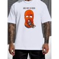 thumbnail image 1 of Camiseta casual con estampado creativo "MORE MONRY LESS FRIENDS" para hombre, cuello redondo, manga corta, estilo urbano moderno para adultos, hombres, mujeres, adolescentes, jóvenes., 1 of 7