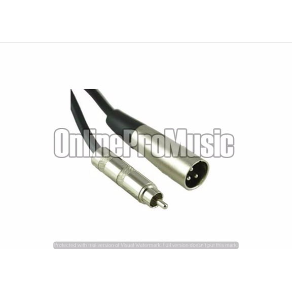 MR DJ CXMR3 3 FEET CABLE XLR MALE TO RCA
