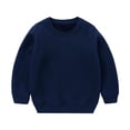thumbnail image 5 of Boys Sweatshirt Size 10-12 Casual Solid Long Sleeve Boys Pullover Top Cotton Crewneck Sweaters for Teens Loose Fall School Clothes for Teens, 5 of 6