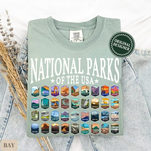 National Parks Shirt, Us National Park Camping Gift For Family Trip, Nature Lover Hiking T-Shirts, Park Tee Outdoor T-Shirt, Unisex S-5XL Hot Trending Shirt, Vintage Birthday Gift