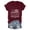 Wine, variant on Womens Shirts Usa 250Th Anniversary V Neck American Flag Graphic Tee Summer Shirts for Women Blue L