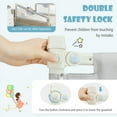 thumbnail image 5 of YYAo Bed Guard Rails,Bed Fence,Bed Gate for Baby,Vertical Lifting Baby Bedrail Guard with Double Safety Child Lock, 5 of 8