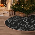 thumbnail image 5 of Fotbe Chemistry Formulas 1 Pattern Christmas Tree Skirt, Tree Skirts Plush Christmas Decorations, Christmas Tree Skirts Xmas Decorations Holiday Party Decor-36", 5 of 6