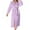 502_Light Purple, variant on ZHENHONG Robes for Women, Ladies' Flannel Plush Heart Shaped Bathrobe With Pockets And Belted Bathrobe, Women's Sleepwear Gray