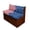 American Flag Dog Paw, variant on Psesaysky RV Dinette Slipcovers Stretchable Washable 4 Piece Colorful Stripe Dog Paw Camper Cushion Covers Non-Slip Sofa Seat Cover with Elastic Edge for Travel Trailer Couch