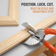 thumbnail image 5 of Adjustable Miter Shears Kit with Spare Thin Blades, 45°-135° PVC Trunking Angle Cutting Hand Tool, 5 of 8