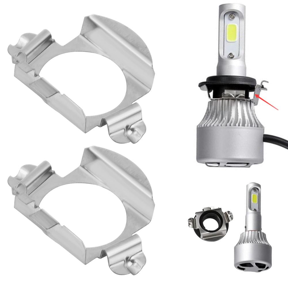 Pack of 2 KATUR H7 LED Adapter Holder Socket Base for H7 LED Headlight Bulb for New Bora Nissan Qashqai Buick Volkswagen Mercedes Audi BMW Passat 