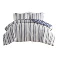 thumbnail image 1 of Ensemble de Couette Imprimée en Polyester 3 Pcs 92 Pouces en Marine, 1 of 14