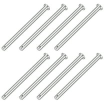 8Pcs 1/4" x 3-1/8" Single Hole Clevis Pins, 304 Stainless Steel Flat Head Pins