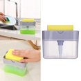 thumbnail image 4 of 2x Kitchen Dishwashing Soap Pump Dispenser And Sponge Holder Handy Soap Box Macarena Dispensador de bomba de jabón, 4 of 8