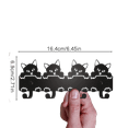 thumbnail image 3 of Industrial Chic Black Metal Wall Hook - Vintage Shelf & Space-Saving Hanger for Coats Hats Bags | Minimalist Coat Rack for Bedroom Entryway Bathroom Halloween Wall Organizer with Keys & Decor, 3 of 16