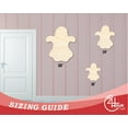thumbnail image 3 of Bigger Better | Unfinished Wood Ghost Shape |  DIY Craft Cutout 36" / 1/2", 3 of 3