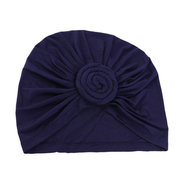 Jumpingount Pañuelo de algodón Transpirable Sombrero Mezcla Rosa Flor Hijabs Gorras Tela elástica Atractivo Sombrero Accesorios para el cabello Type3 NO3
