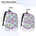 thumbnail image 2 of Rocae Strawberry And Flowers for Canvas College Laptop Backpack for Men Women-Medium, 2 of 5