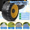 thumbnail image 3 of East doll 24 Volt Ride on Toys Car for Kids, Ride-on Tractor with Trailer, Electric Car for Kids, Power EVA Four Wheeler with Remote Control, 4.3Mph, Music Player, LED Light, Yellow, 3 of 7