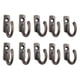 thumbnail image 2 of 10pcs Small Hooks Wall Hanger Curved Buckle Horn Lock Clasp Hook For Wooden Jewelry Box Furniture Hardware Home Decor, 2 of 5