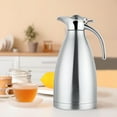 thumbnail image 7 of ACDANC Stainless Steel Thermal Coffee Carafe Sealed Lid Beverage Jar Teapot Jug Vacuum Insulated Pitcher for Milk Juice Home Kitchen 2L, 7 of 7