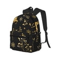 thumbnail image 2 of Easygdp Christmas Gold Deers1 Casual Laptop Backpack, Large Capacity Schoolpack for School, Travel, Business, 2 of 8