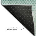 thumbnail image 3 of Addison Rugs Mayfield Washable Transitional Geometric Teal Rectangle Rug, 8' x 10', 3 of 6